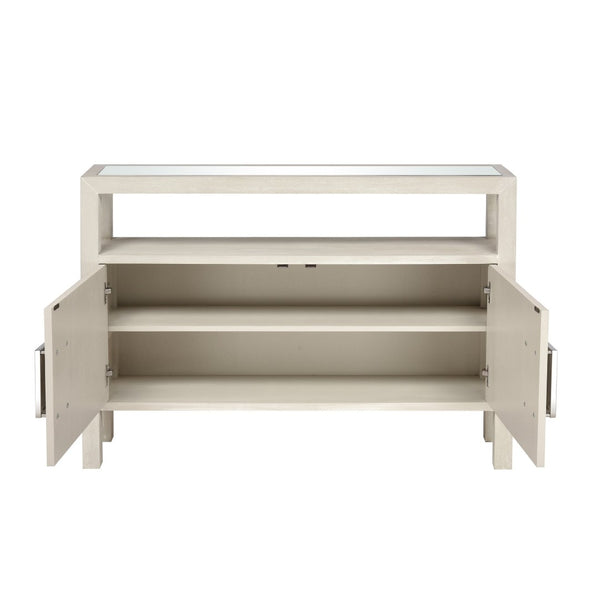 Atlas Hawick Console Table - Elegant Weathered White Design with Versatile Storage for Any Space TA11093-01