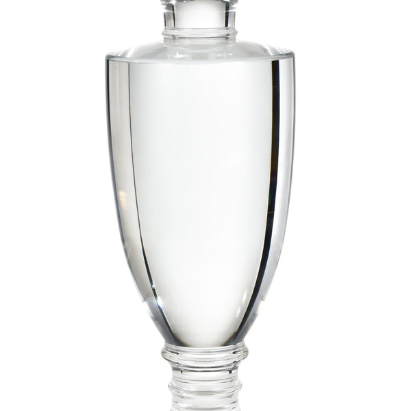 Atlas Jacobs Accent Table - Modern Acrylic Design Elevates Any Space with Minimalist Glamour and Style Pedestal TA11097-01