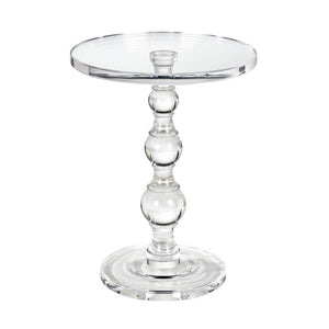 Atlas Jacobs Accent Table - Modern Acrylic Design Elevates Any Space with Minimalist Glamour and Style Round TA11098-01