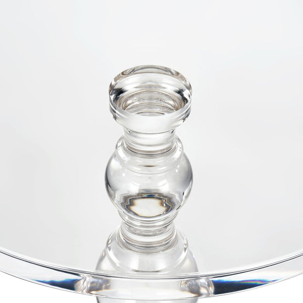 Atlas Jacobs Accent Table - Modern Acrylic Design Elevates Any Space with Minimalist Glamour and Style Round TA11098-01
