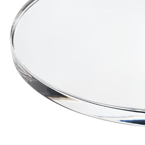 Atlas Jacobs Accent Table - Modern Acrylic Design Elevates Any Space with Minimalist Glamour and Style Round TA11098-01
