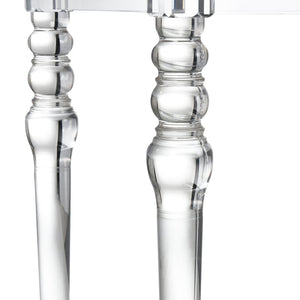 Atlas Jacobs Acrylic Console Table - Modern Minimalist Design for Entryways, Living Rooms & Hallways TA11102-01