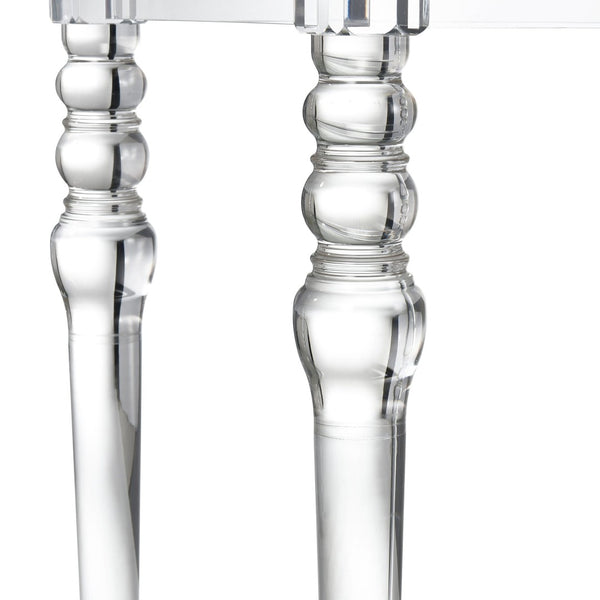 Atlas Jacobs Acrylic Console Table - Modern Minimalist Design for Entryways, Living Rooms & Hallways TA11102-01