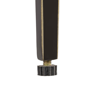 Atlas Leon Accent Table - Stylish French-Inspired Design with Clear Glass Top for Modern Living Spaces TA11114-01