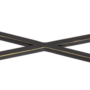 Atlas Leon Console Table - Elegant French-Inspired Design with Clear Glass Top & Dark Bronze Legs for Versatile Spaces TA11116-01