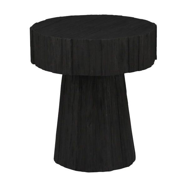 Atlas Minato Accent Table - Stunning Mahogany with Shou Sugi Ban Finish for Modern Living Spaces TA11124-01