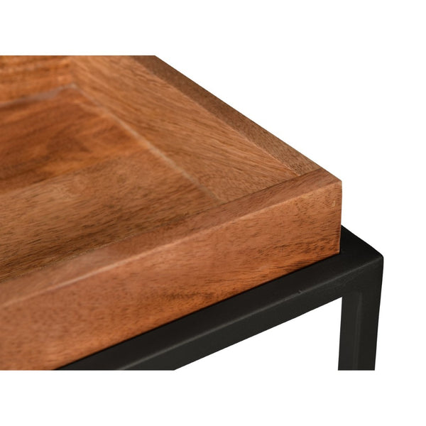 Atlas Norman Console Table - Sleek Marble & Mango Wood Design for Entryway, Living Room, or Hallway Decor TA11132-01