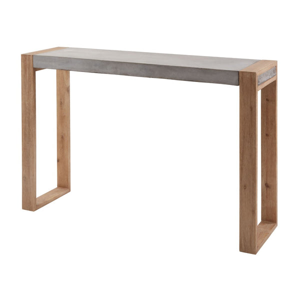 Atlas Paloma Console Table - Modern Minimalist Design in Durable Concrete for Entryway & Living Spaces TA11137-01