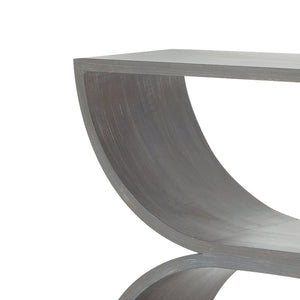 Atlas Pin Hollow Console Table - Handcrafted Mahogany Art Piece with Modern Design for Entryway or Living Room TA11145-01