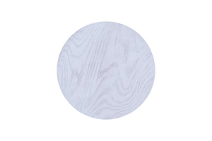 Atlas Prospect Accent Table - Elegant White Ash Burl with Swivel Trays for Stylish Storage & Display TA11149-01