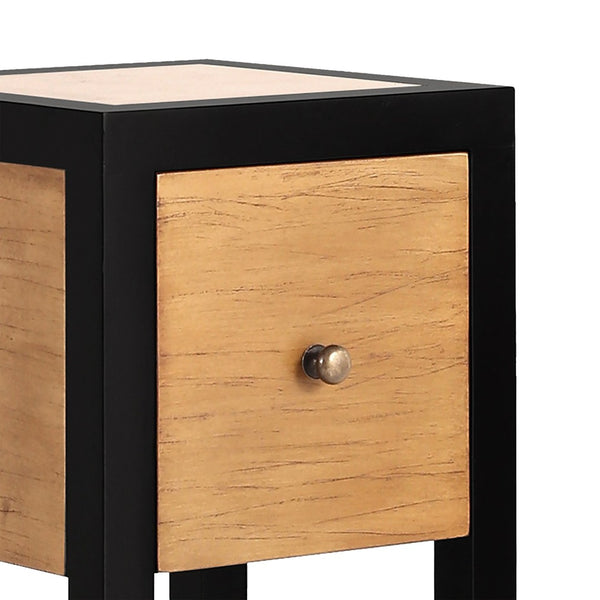 Atlas Renwood Accent Table - Stylish Solid Wood Design for Small Spaces, Ideal Modern Nightstand & Decor TA11153-01