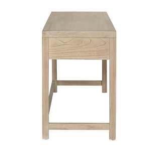 Atlas Rio Desk - Sustainably Crafted Mahogany with Cane-Front Drawers for Coastal-Inspired Elegance TA11156-01