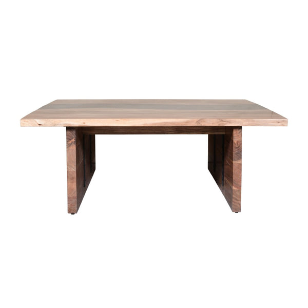 Atlas River Wood Coffee Table - Elegant Acacia Design with Natural Stain for Coastal & Rustic Interiors TA11157-01