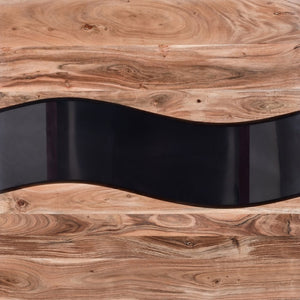 Atlas River Wood Coffee Table - Elegant Acacia Design with Natural Stain for Coastal & Rustic Interiors TA11157-01