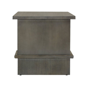 Atlas Riverview Accent Table – Modern Coastal Charm with Multi-Level Storage and Stylish Design for Any Space Gray TA11158-02