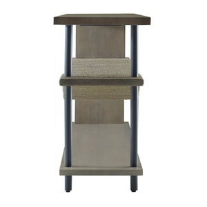 Atlas Riverview Console Table - Stylish Gray Three-Tier Design for Versatile Home Storage & Decor TA11160-01