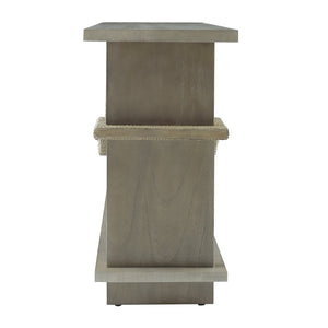 Atlas Riverview Console Table - Stylish Gray Three-Tier Design for Versatile Home Storage & Decor TA11160-01