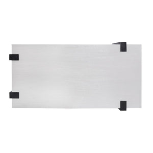 Atlas Riviera Coffee Table - Modern Two-Tone Checkmate White & Black Design for Contemporary Living Spaces TA11161-01