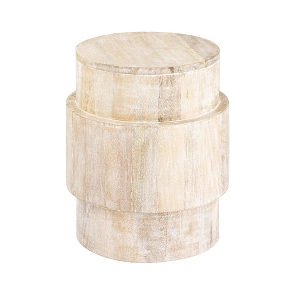 Atlas Robbins Accent Table - Versatile Solid Wood Design with Whitewash Finish for Modern Spaces TA11162-01