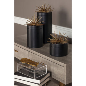 Atlas Sands Point Desk - Elegant 2-Drawer Writing Desk in Grey Faux Shagreen for Home or Office Use TA11166-01