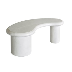 Atlas Stella Coffee Table - Minimalist Plaster White Elegance for Modern Living Spaces & Stylish Interiors TA11184-01