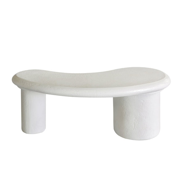 Atlas Stella Coffee Table - Minimalist Plaster White Elegance for Modern Living Spaces & Stylish Interiors TA11184-01