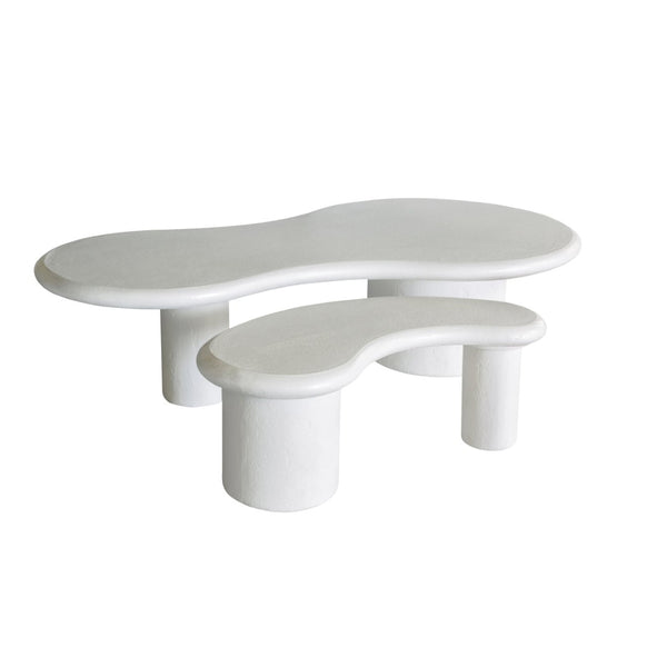 Atlas Stella Coffee Table - Minimalist Plaster White Elegance for Modern Living Spaces & Stylish Interiors TA11184-01