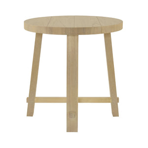 Atlas Sunset Harbor Accent Table - Coastal Charm with Sandy Cove Finish, Round Design, Perfect for Any Space TA11186-01