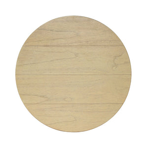 Atlas Sunset Harbor Accent Table - Coastal Charm with Sandy Cove Finish, Round Design, Perfect for Any Space TA11186-01