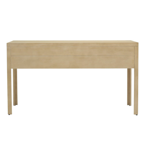 Atlas Sunset Harbor Console Table - Sandy Cove Taupe Finish for Coastal Style in Narrow Spaces & Entryways TA11188-01