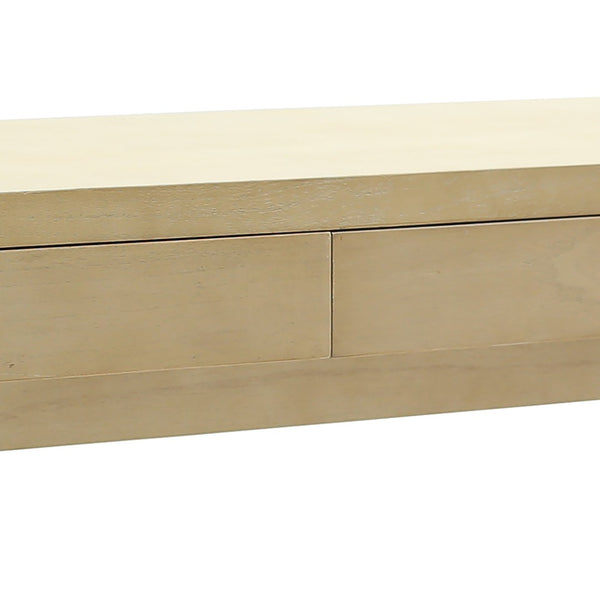 Atlas Sunset Harbor Console Table - Sandy Cove Taupe Finish for Coastal Style in Narrow Spaces & Entryways TA11188-01