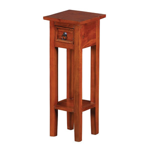 Atlas Sutter Accent Table - Modern Minimalist Design with Functional Storage for Small Spaces and Decor Espresso TA11190-02