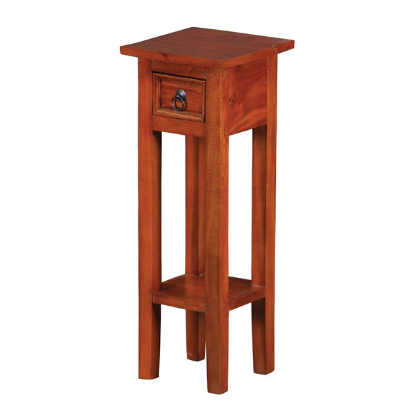 Atlas Sutter Accent Table - Modern Minimalist Design with Functional Storage for Small Spaces and Decor Espresso TA11190-02
