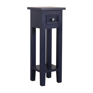 Atlas Sutter Accent Table - Modern Minimalist Design with Functional Storage for Small Spaces and Decor Navy TA11190-03