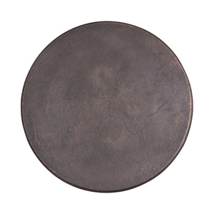 Atlas Twist Accent Table - Sculptural Round Side Table in Antique Bronze Finish for Modern Elegance TA11202-01