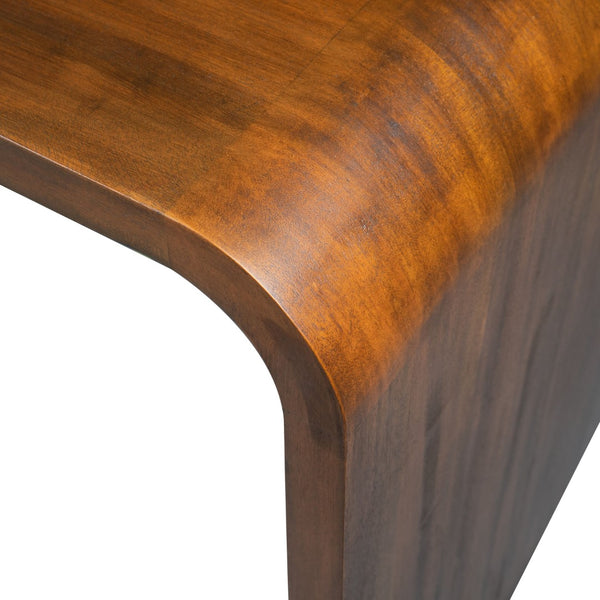 Atlas Warren Accent Table - Vintage-Inspired Walnut Side Table with Sculptural Design for Any Space TA11207-01