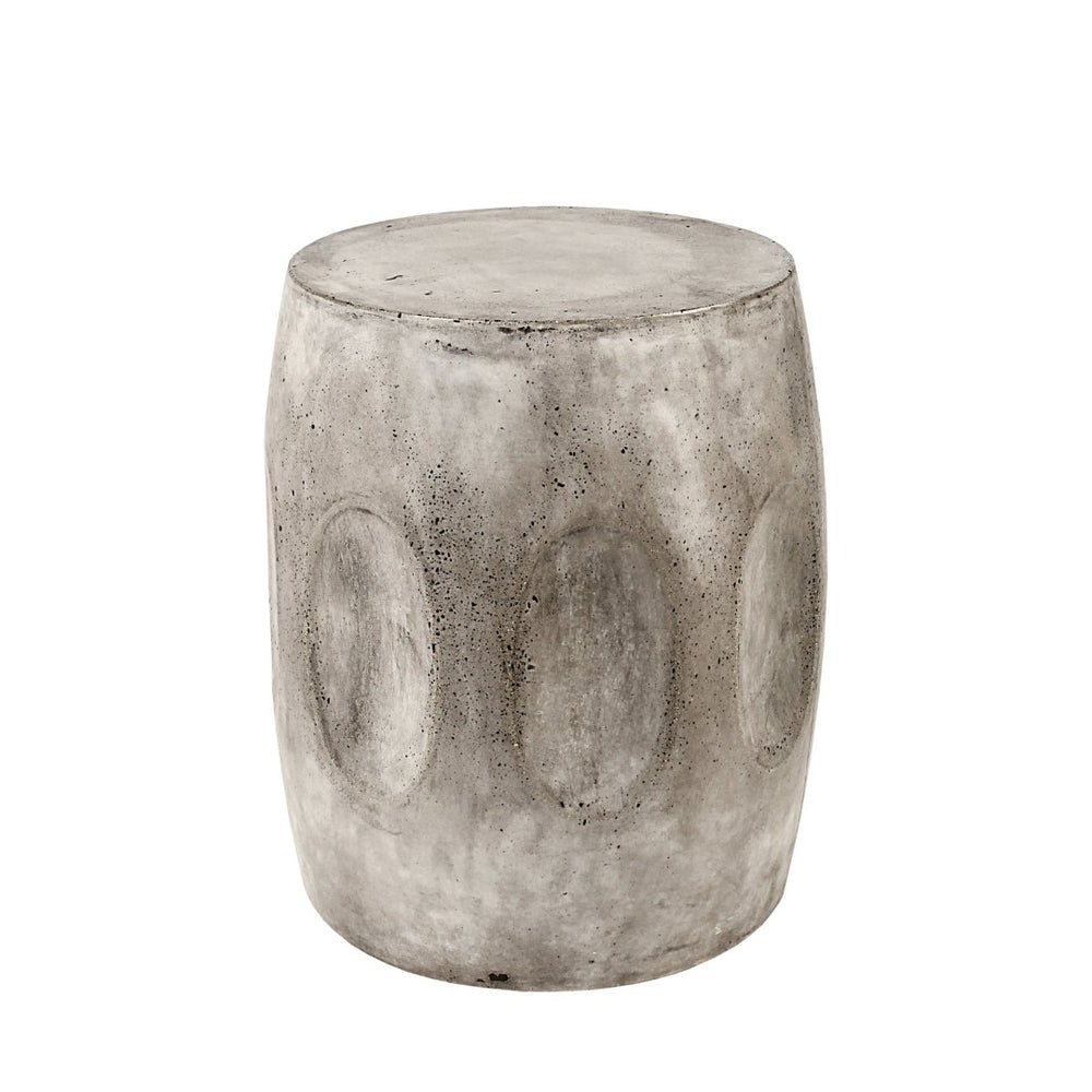 Atlas Wotran Accent Table - Handcrafted Concrete Beauty with Polished Finish, Ideal for Modern Spaces TA11209-01