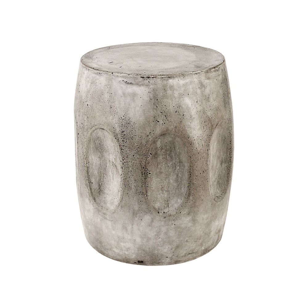 Atlas Wotran Accent Table - Handcrafted Concrete Beauty with Polished Finish, Ideal for Modern Spaces TA11209-01