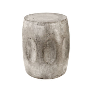 Atlas Wotran Accent Table - Handcrafted Concrete Beauty with Polished Finish, Ideal for Modern Spaces TA11209-01