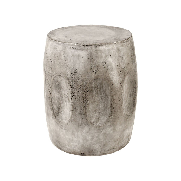 Atlas Wotran Accent Table - Handcrafted Concrete Beauty with Polished Finish, Ideal for Modern Spaces TA11209-01