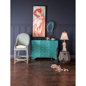 Atlas Delana Side Table - Modern Polygonal Concrete Accent Piece with Polished Wax Finish for Urban Homes TA11215-01