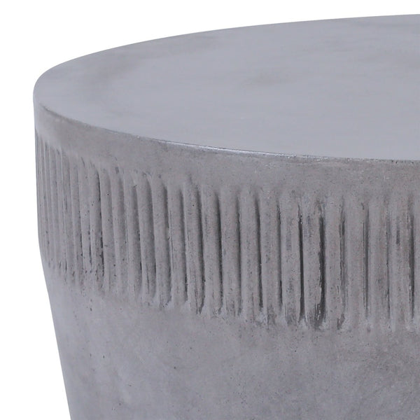 Atlas Sempre Coffee Table - Modern Minimalist Polished Concrete Drum Design for Contemporary Living Spaces TA11217-01
