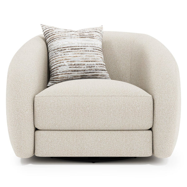 Bernhardt Bernhardt Austen Swivel Chair — Curvaceous Tight-Back, Deep Plush Seat, 360° Rotation, Customizable - Made to Order P2372SA