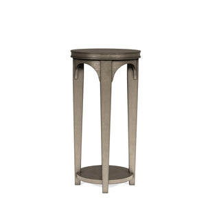 A.R.T. Furniture Cove Spot Table - Elegant Transitional Design With Mica Finish, Rubberwood & Primavera For Your Home Grey Rubberwood Solids,Primavera Veneers 349309-2743