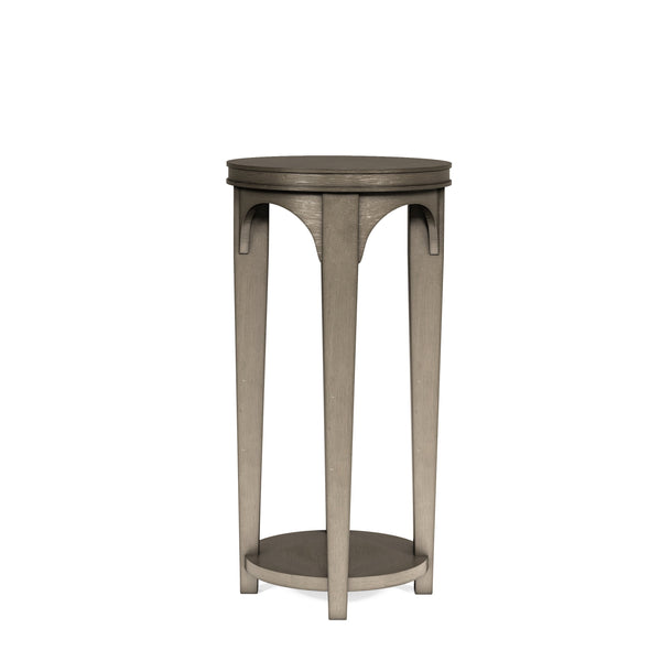 A.R.T. Furniture Cove Spot Table - Elegant Transitional Design With Mica Finish, Rubberwood & Primavera For Your Home Grey Rubberwood Solids,Primavera Veneers 349309-2743
