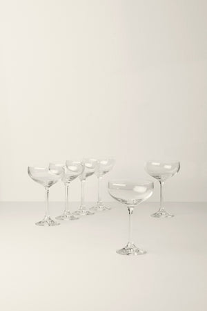 Lenox Tuscany Classics Coupe Cocktail Glass Set, Buy 4 Get 6 Clear, NO COLOR GLASS,CRYSTAL 895370