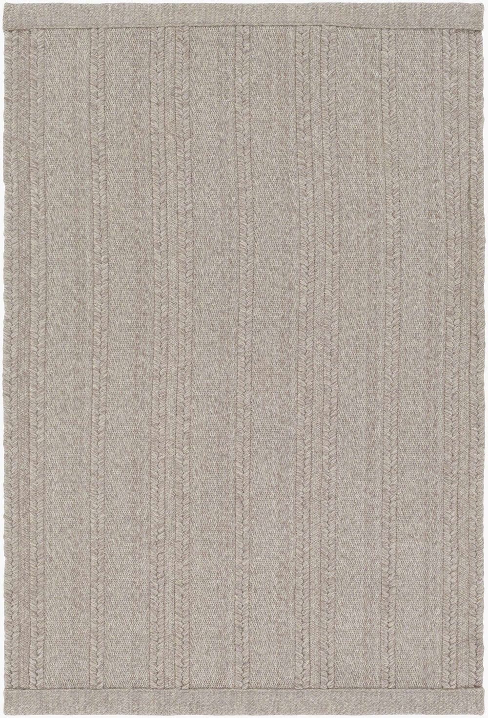 Surya Taran 2' X 3' Handmade Rug – Modern Decor Essential With Durable Woven Design And Natural Charm Medium Gray Polypropylene Taa3000-23