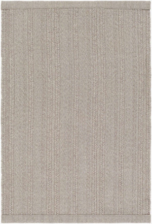 Surya Taran 2' X 3' Handmade Rug – Modern Decor Essential With Durable Woven Design And Natural Charm Medium Gray Polypropylene Taa3000-23