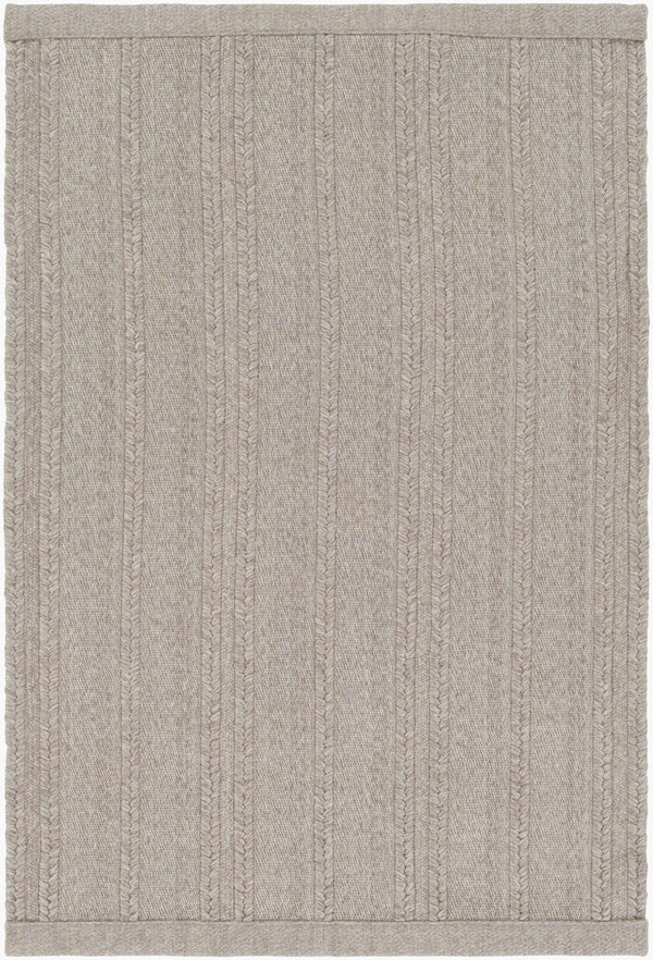 Surya Taran 2' X 3' Handmade Rug – Modern Decor Essential With Durable Woven Design And Natural Charm Medium Gray Polypropylene Taa3000-23