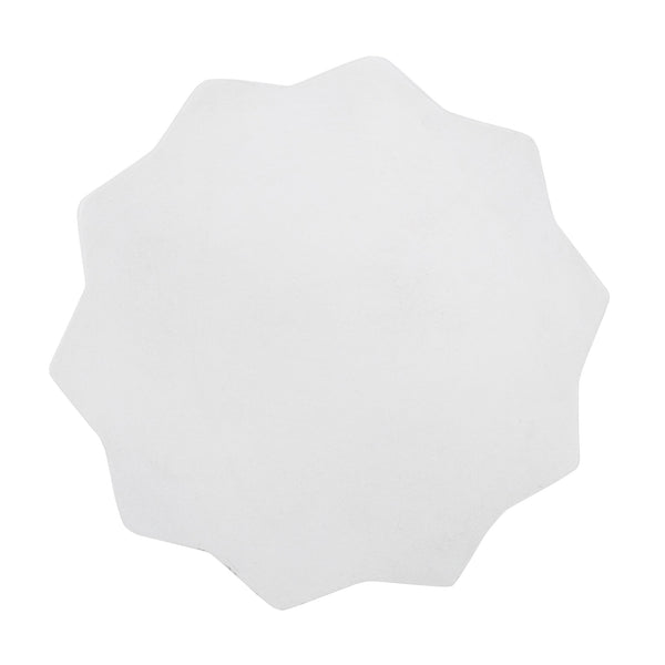 English Elm Outdoor Handcrafted Concrete Accent Table with Star Top and Sculptural Faceted Pedestal 73450.00